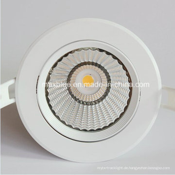 18W weißes Gehäuse CREE / Epistar COB LED unten Licht